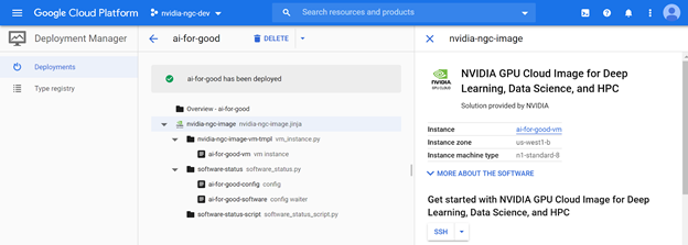NGC on Google Cloud Platform Virtual Machines NVIDIA Docs